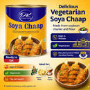Punjab King Soya Chaap 3.1kg Can – Ready-to-Cook Vegetarian Soy Protein Chaap, High Protein Meat Alternative for Curries & BBQ