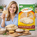 Wheafree Gluten Free Multigrain Flour 5kg – Atta for Roti & Chapati, Wheat-Free Flour Blend, High Fiber Healthy Flour, FSSAI Certified