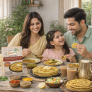 Wheafree Gluten Free Missi Roti Flour 1kg – Spiced Chickpea Atta with Indian Seeds & Herbs, Wheat-Free Multigrain Flour for Roti & Paratha