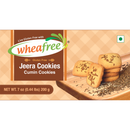 Wheafree Jeera Cookies 200g – Gluten Free Cumin Biscuits, Savory Digestive Snack, Wheat-Free Tea-Time Cookies, Vegetarian