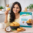 Wheafree Coconut Cookies (200g) – Gluten Free Coconut Biscuits, Crispy & Crunchy Healthy Snack, Vegetarian Tea-Time Cookies