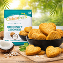 Wheafree Coconut Cookies (200g) – Gluten Free Coconut Biscuits, Crispy & Crunchy Healthy Snack, Vegetarian Tea-Time Cookies