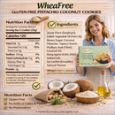 Wheafree Gluten Free Pistachio Coconut Cookies 200g – Healthy Biscuits | Crunchy Nut Cookies | No Gluten Snack | Premium Tea-Time Cookies