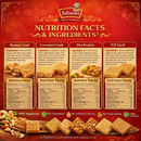 Jabsons Assorted Chikkis 400g | Traditional Indian Nut Brittle Sweets | Peanut, Sesame, Cashew, Almond & Pistachio Chikki | Healthy Sweet Snack Gift Pack