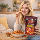 Jabsons Tikka Masala Coated Peanuts 400g – Crunchy Spicy Peanuts Snack | High Protein Namkeen | Party Snack | Tea-Time Munchies