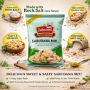 Jabsons Sabudana Mix Namkeen | Fasting Snack with Rock Salt | Peanut & Potato Sticks Mixture | Crunchy Healthy Snack | Tea Time & Diet Snack | Ready-to-Eat Sabudana Mixture