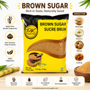 Punjab King Brown Sugar 3.6 kg (8 lbs) – Natural Cane Brown Sugar, Unrefined Granulated Sugar for Baking, Cooking, Tea & Coffee, Rich Molasses Flavor