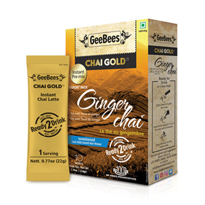 Chai Gold Ginger Chai Sweetened - 12 X 220G