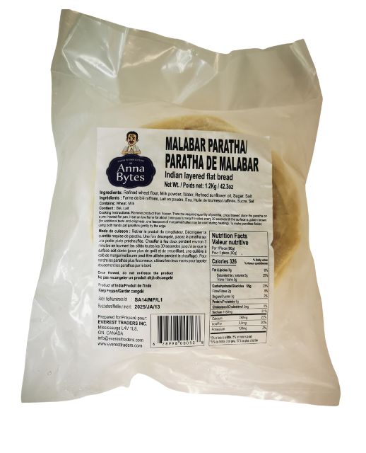 Anna Bytes Malabar Paratha - 12 x 15pc x 80gm