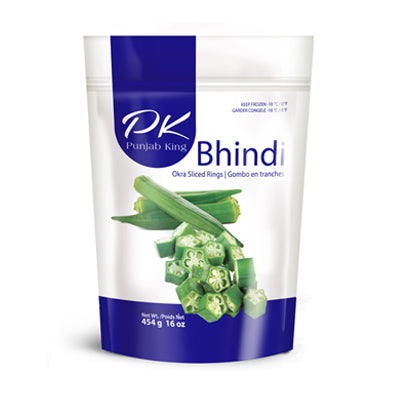 PK Bhindi (Sliced Okra) - 12 x 454gm