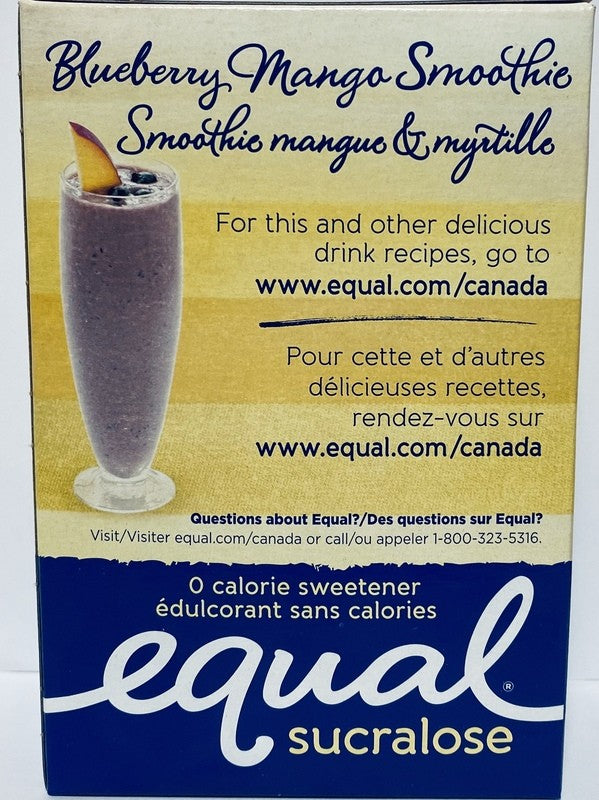 Equal 0 Calorie Sweetener 100pk 12