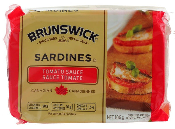 Brunswick Sardines Tomato Sauce 106g