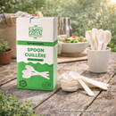 Simply Green Compostable Spoons 30 Count (4 x 10 Pack) – Eco-Friendly Disposable Cutlery, Heavy Duty Biodegradable Spoons, Plastic-Free Tableware
