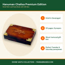 Hanuman Chalisa Premium Edition – Hindi Palm Leaf Style Book with Gift Box – key features infographic