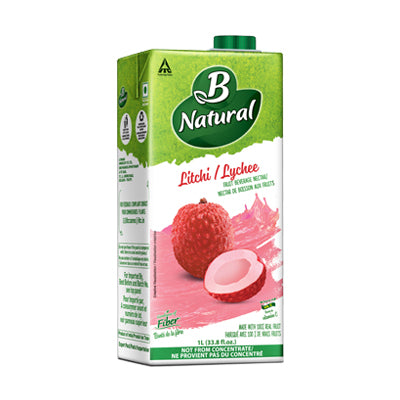 B Natural Litchi  - 12 X 1 ltr