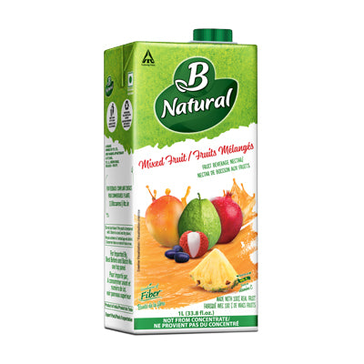 B Natural Mix Fruit  - 12 X 1 ltr