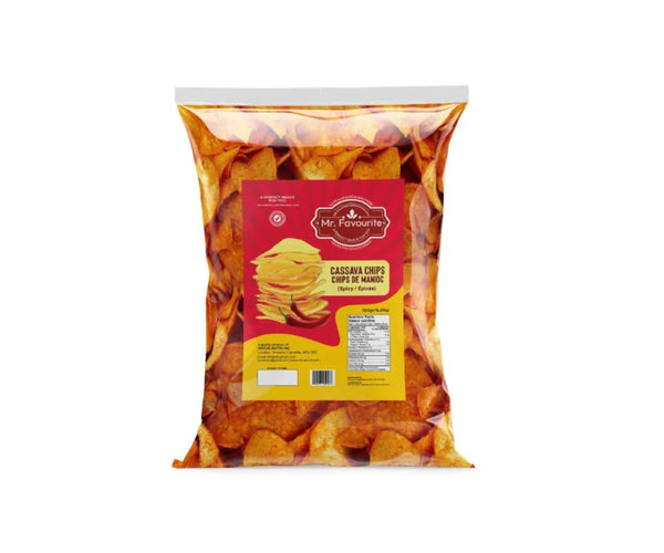 Mr. Favourite Cassava Chips Spicy (New) - 12 x 150gm