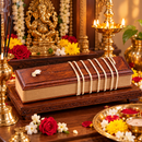 Lalita Sahasranama Stotram and Namavali Malayalam Palm Leaf Style Book