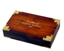 Hanuman Chalisa Premium Hindi Palm Leaf Style Book with Gift Box
