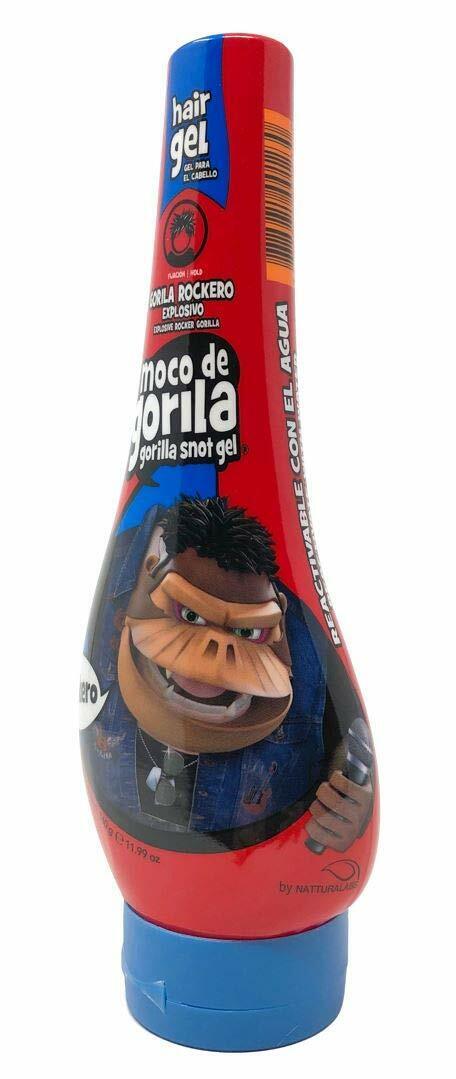 Moco De Gorila Snot Hair Styling Gel Formula (Rockero Red) by NatturaLabs, 340g, 12 pack