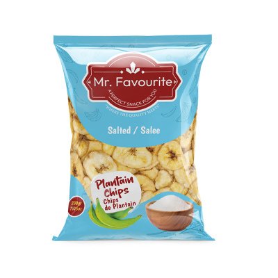 Mr. Favourite Plantain Chips Salted (New) - 15 x 200g