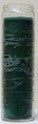 CITI-LITES GLASS CANDLE SOLID GREEN