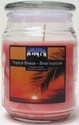 CITI-LITES 18 OUNCE APOTHECARY JAR TROPICAL BREEZE