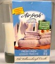 AIR FRESH GLADE STYLE CANDLE FRESH LINEN 3OZ