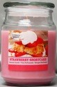 BAKERY SHOP 18 OUNCE SCENTED CANDLES STRAWBERRY SHORTCAKE