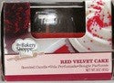 BAKERY SHOP 3 OUNCE SCENTED CANDLES RED VELVET CAKE..