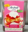 AIR FRESH GLADE STYLE SCENTED CANDLE STRAWBERRY SHORT CAKE 3OZ ..