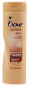 DOVE BODY LOTION TAN DARK SHIMMER SUMMER GLOW 250ML ....