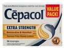 CEPACOL EXTRA STRENGTH HONEY & LEMON 36 PK