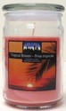 CITI-LITES 15 OUNCE APOTHECARY JAR TROPICAL BREEZE