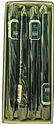 CITI-LITES10 INCH FORMAL CANDLE DENIM BLUE