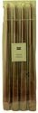 CITI-LITES 12 INCH TAPER CANDLE 4 PACK METALLIC BURGUNDY