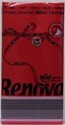 RENOVA DINNER NAPKINS 1/6 FOLDED RED 25 COUNT X 18