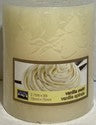 CITILITES 3X3 SCENTED PILLAR CANDLE IVORY VANILLA..
