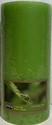 CITILITES 3X6 SCENTED PILLAR CANDLE GREEN MORNING DEW..