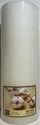 CITILITES 3X8 SCENTED PILLAR CANDLE WHITE SOFT COTTON..