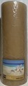 CITILITES 3X8 SCENTED PILLAR CANDLE TAUPE WHITE SAND..