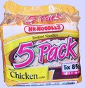 Mr. Noodles Chicken 5Pack 85g....