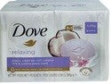 DOVE BAR 4PK SOAP RELAXING WITH COCONUT MILK AND JASMINE