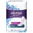 Always Pads Discreet Adult Incontinence Heavy Absorbency 39CT