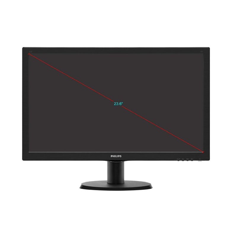 Philips 243S5LDAB Class LED Monitor 24" Full HD 1920x1080 1ms, HDMI, Speakers, DVI (Refurbished "Grade-A" 90 Days SaleCanada)