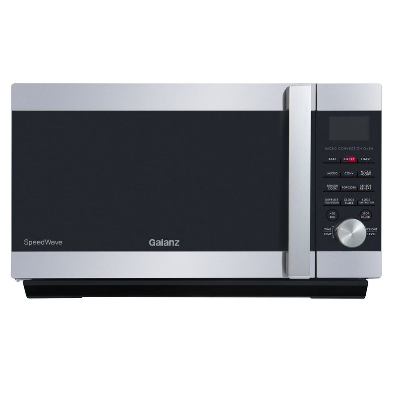 Galanz GSWWA16S1SA10 1.6 cu. ft. Countertop Speed Wave 3-in-1 Convection Oven, Air Fry, Microwave 1000W, Stainless Steel (Refurbished)