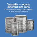 Hamilton Beach 76778 SureCut Stainless Steel Tall Can Opener with OpenMate Multi-Tool, Silver