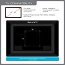 QualGear QG-TM-007-BLK 13-Inch to 27-Inch Universal Low Profile Full Motion TV Wall Mount LED TVs, Black