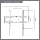 QualGear QG-TM-F-014 Ultra Slim Fixed Wall Mount for most 32-inch to 55-inch TVs