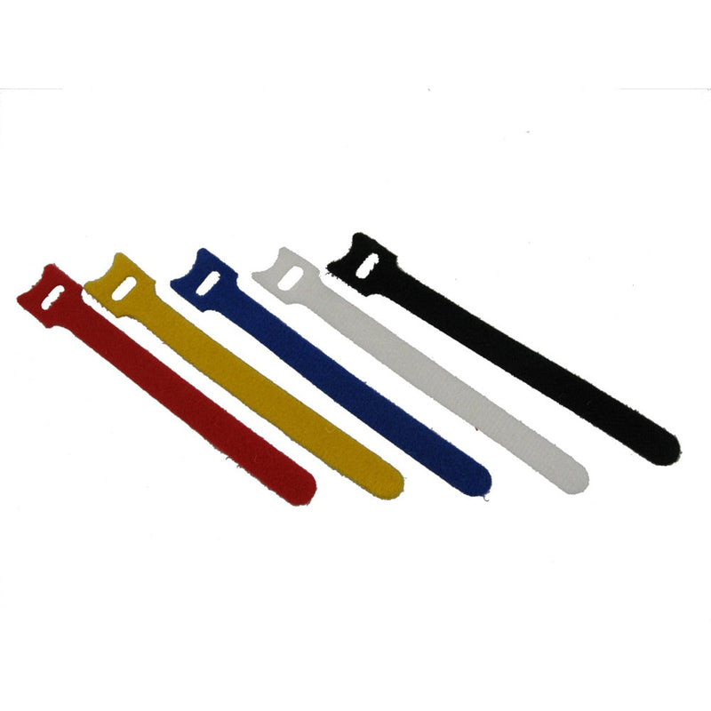 QualGear Reusable Self-Gripping Cable Ties, (5-Pieces), Assorted Colors  VT3-MC-5-P - The Home Depot
